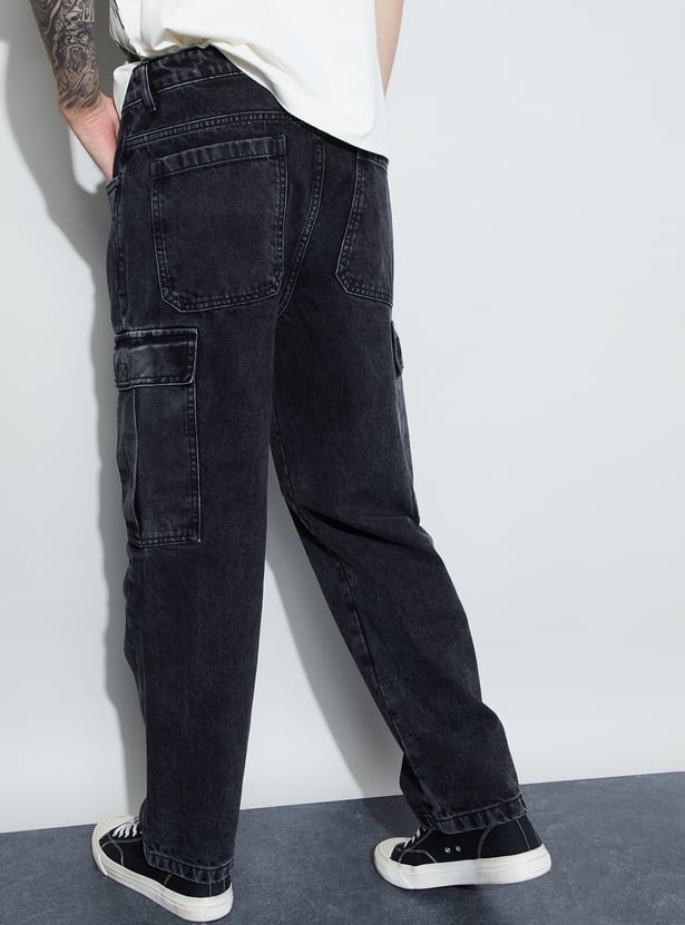 FORCA Washed Loose Fit Cargos
