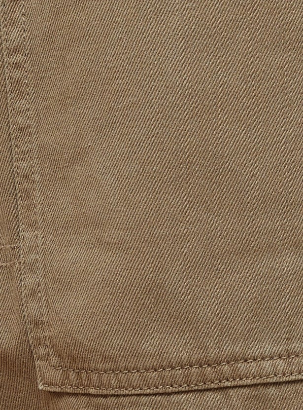 FORCA Solid Regular Fit Trousers