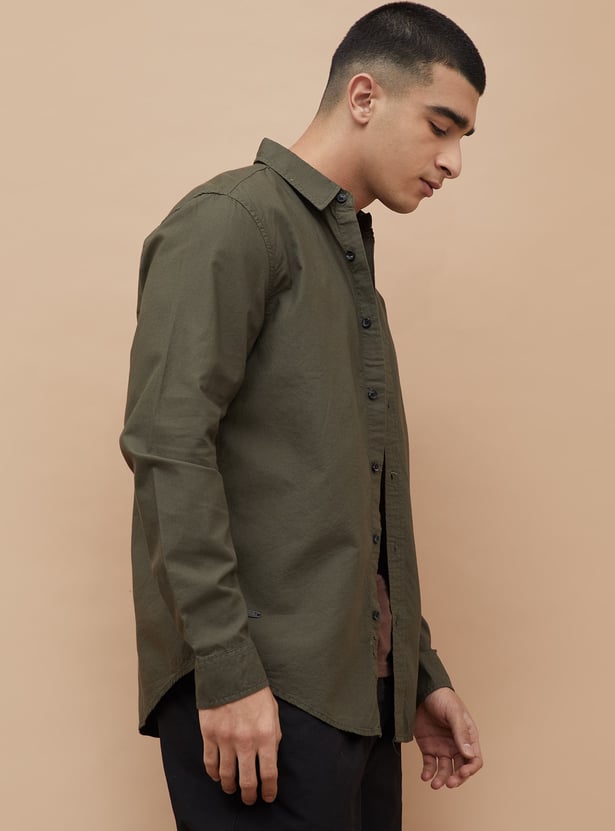FORCA Textured Regular Fit Shirt