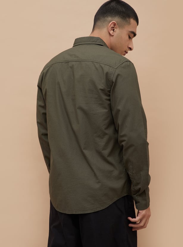 FORCA Textured Regular Fit Shirt