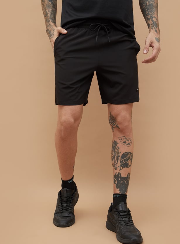 FAME FOREVER ACTIVE Perforated Side Panel Shorts