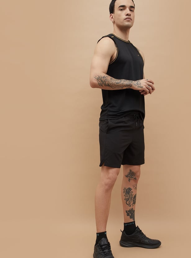 FAME FOREVER ACTIVE Perforated Side Panel Shorts