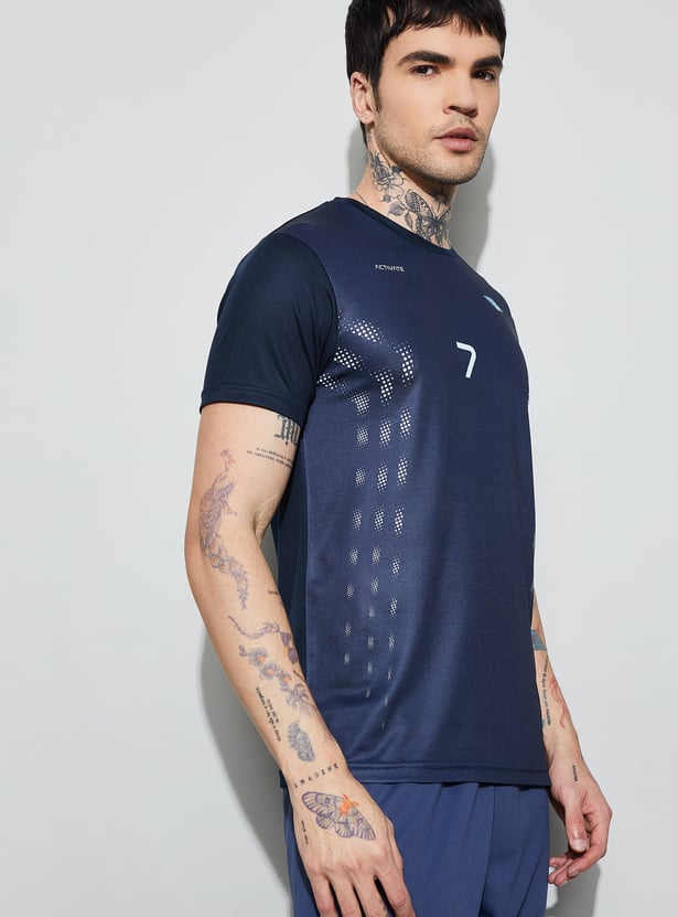 FAME FOREVER ACTIVE Printed Crew Neck T-shirt