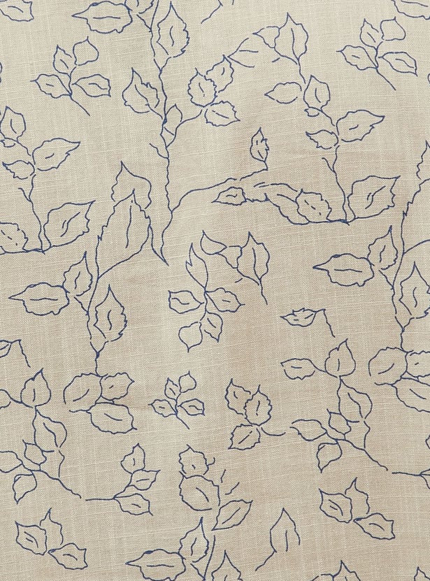 MELANGE Leaf Print Straight Kurta