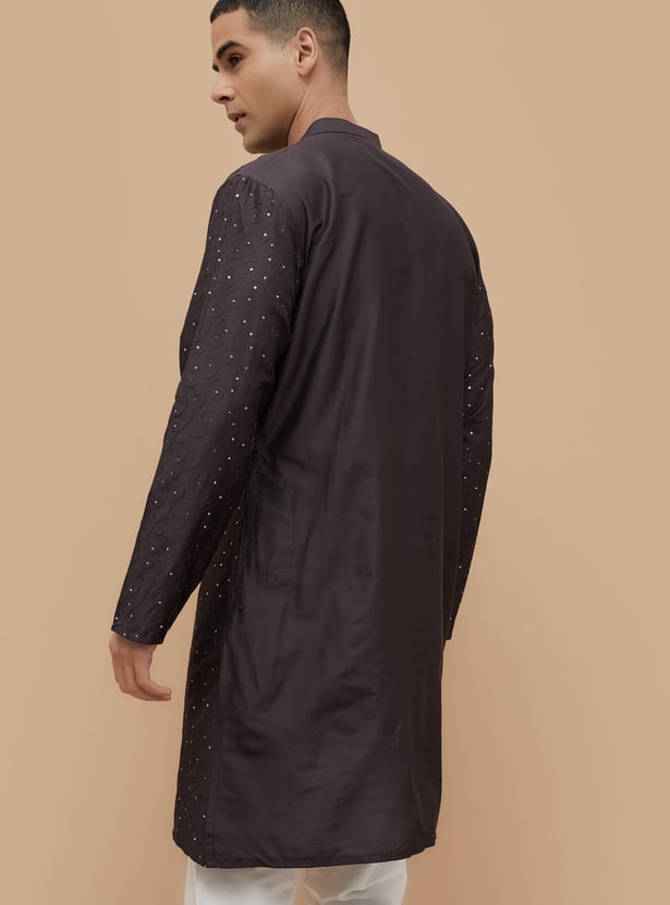 MELANGE Embroidered Straight Kurta
