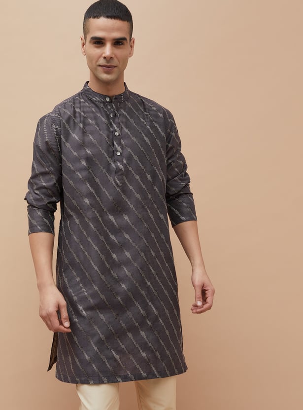 MELANGE Printed Straight Kurta