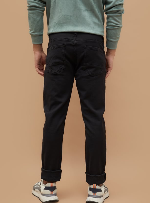 BOSSINI Solid Slim Straight Trousers