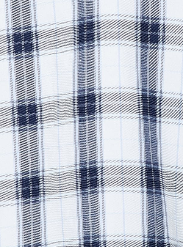 FAME FOREVER Checked Smart Fit Shirt