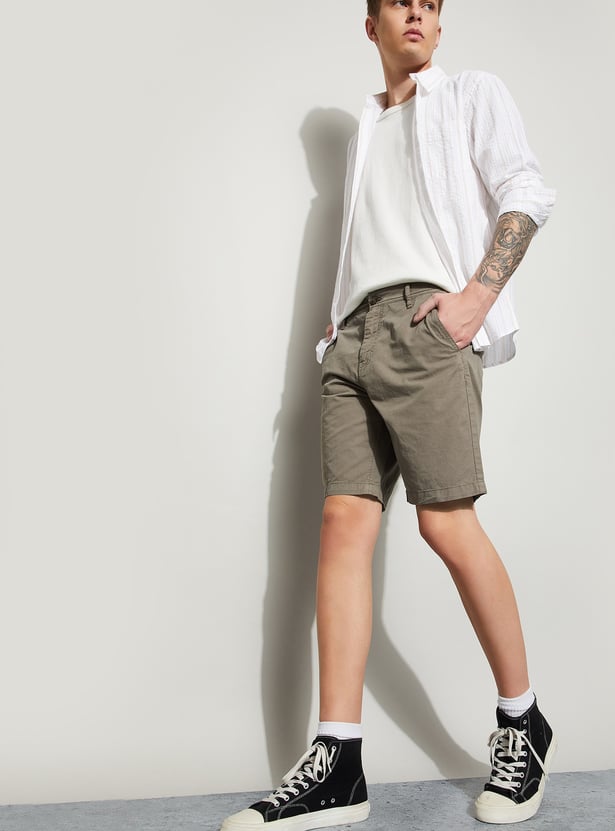 FAME FOREVER Solid Shorts