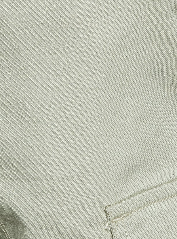 FAME FOREVER Solid Cargo Shorts