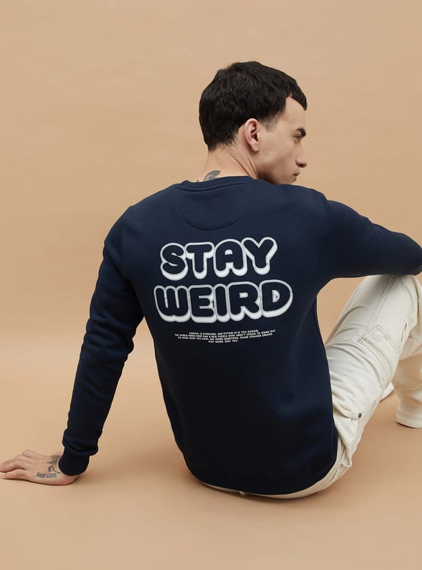 FAME FOREVER Typographic Print Sweatshirt