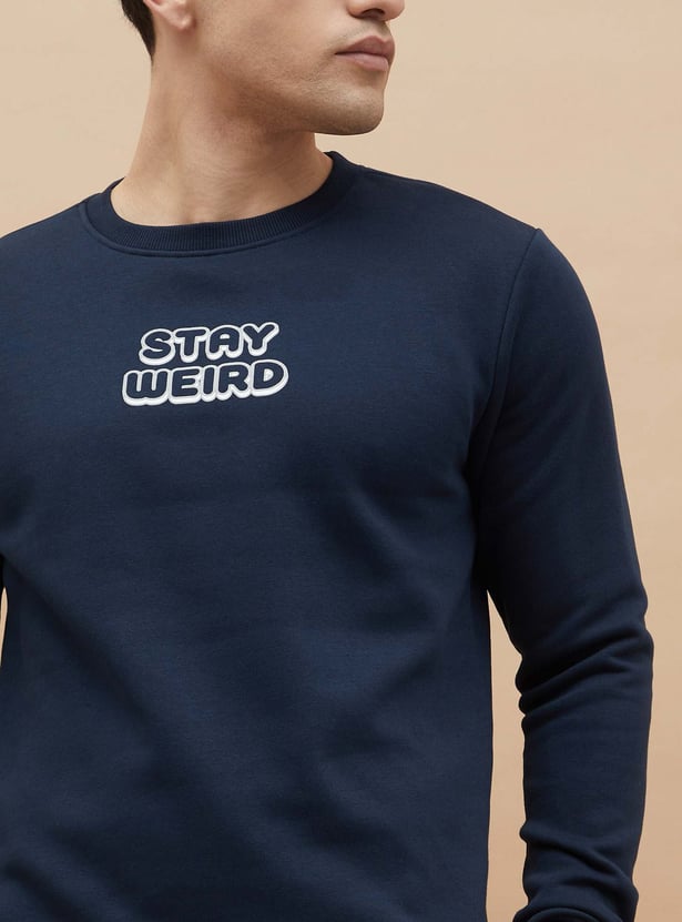 FAME FOREVER Typographic Print Sweatshirt