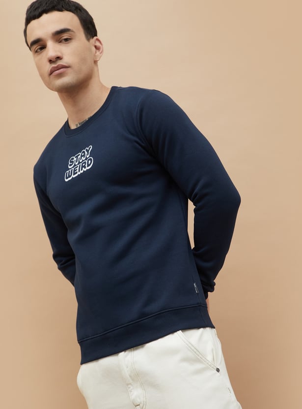 FAME FOREVER Typographic Print Sweatshirt