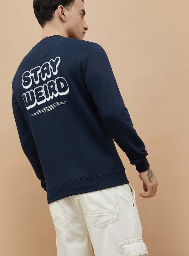 FAME FOREVER Typographic Print Sweatshirt