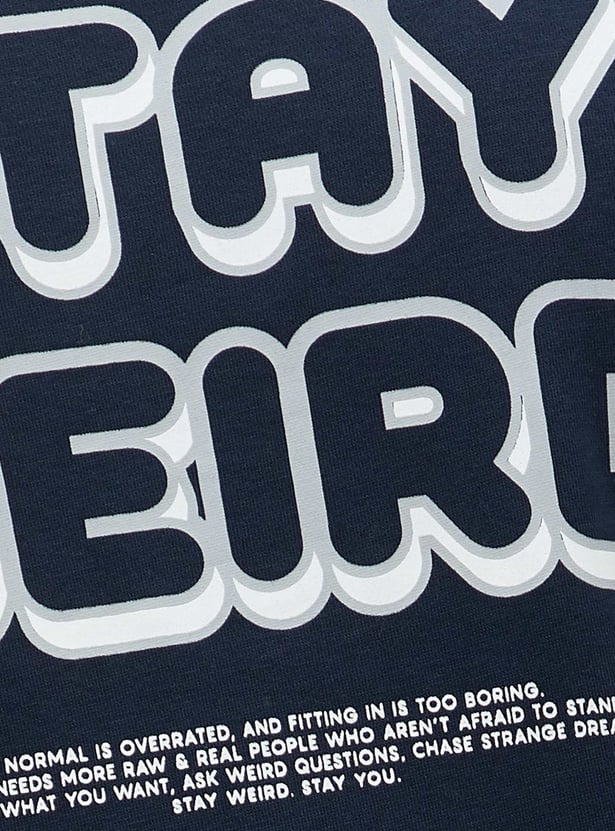 FAME FOREVER Typographic Print Sweatshirt