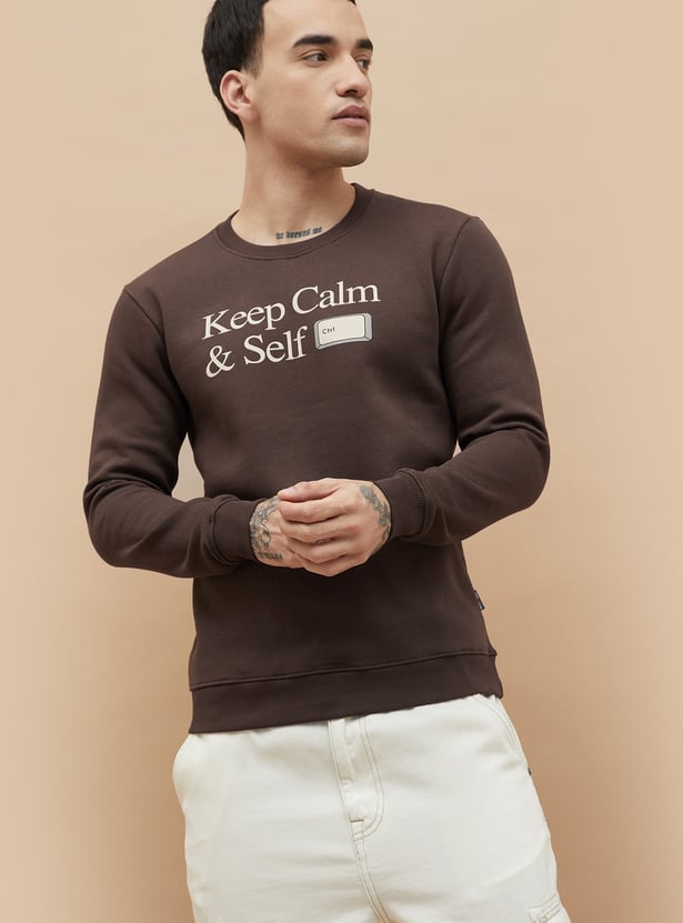 FAME FOREVER Typographic Print Sweatshirt