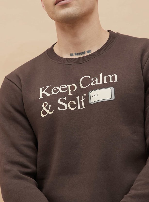 FAME FOREVER Typographic Print Sweatshirt