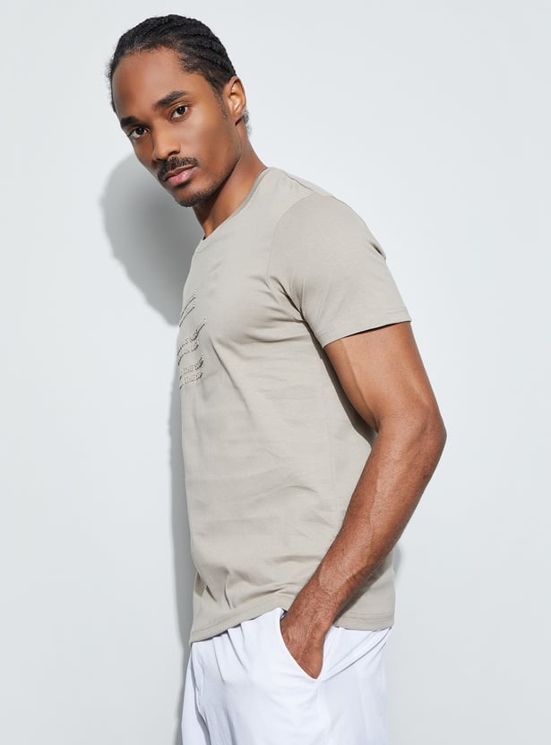BOSSINI Embossed T-shirt