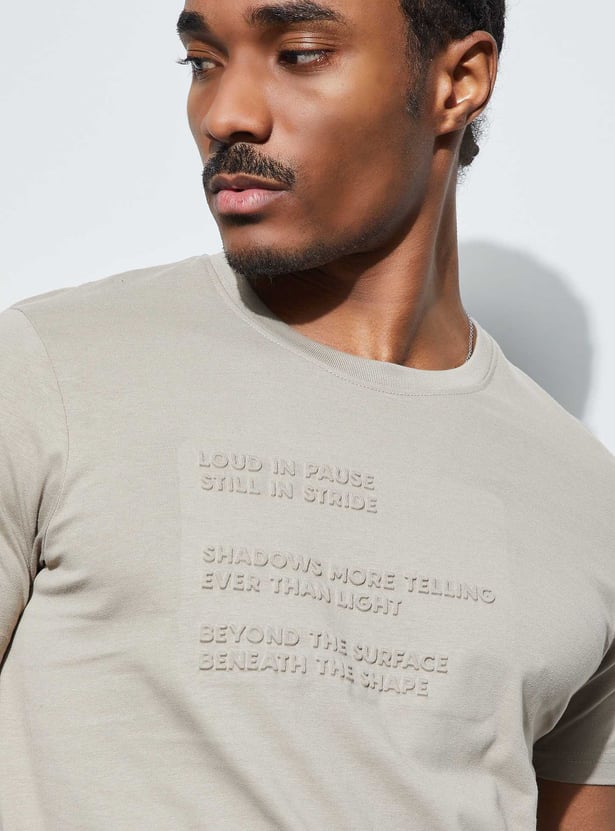 BOSSINI Embossed T-shirt