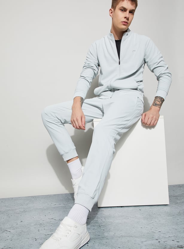 FAME FOREVER ACTIVE Textured Slim Fit Joggers