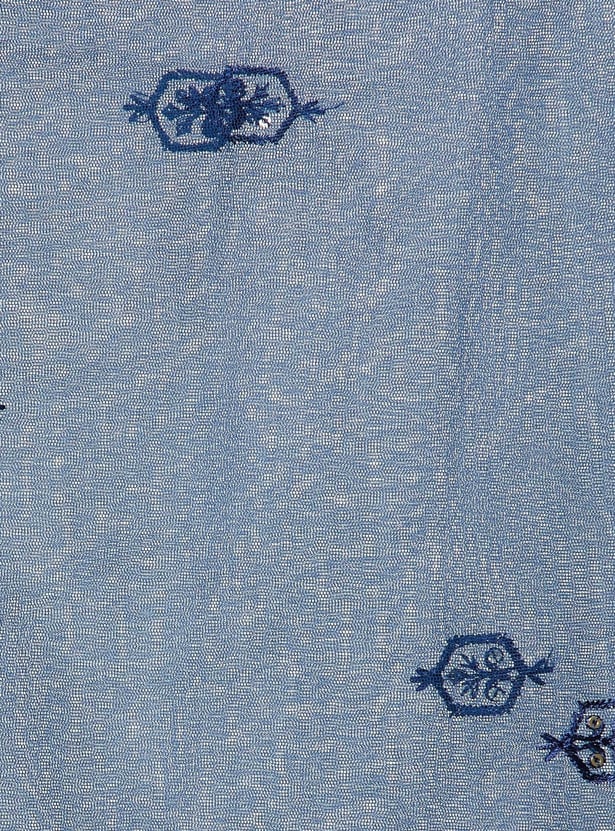MELANGE Sequinned Mesh Dupatta
