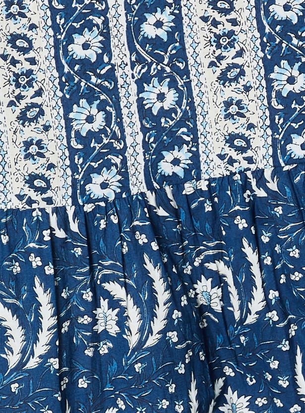 MELANGE Floral Print Top