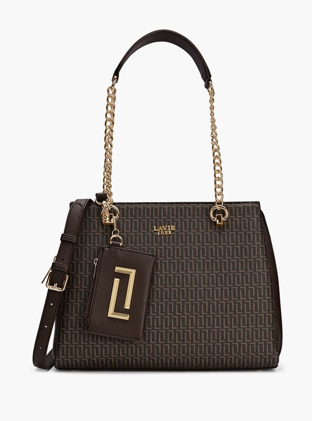 LAVIE LUXE Ashley Monogram Print Shoulder Bag