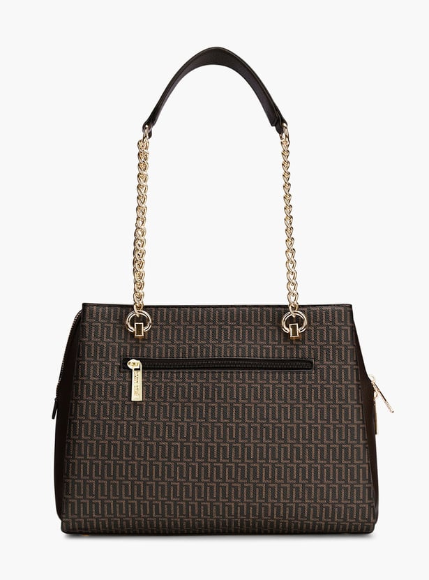 LAVIE LUXE Ashley Monogram Print Shoulder Bag