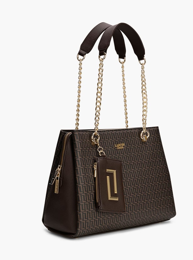 LAVIE LUXE Ashley Monogram Print Shoulder Bag