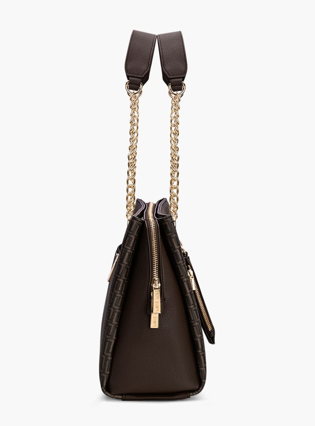 LAVIE LUXE Ashley Monogram Print Shoulder Bag