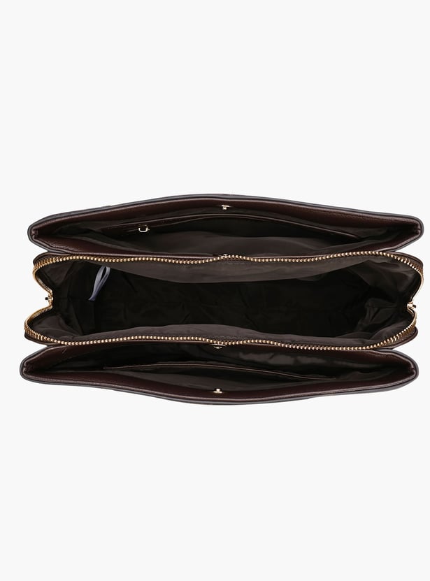 LAVIE LUXE Ashley Monogram Print Shoulder Bag