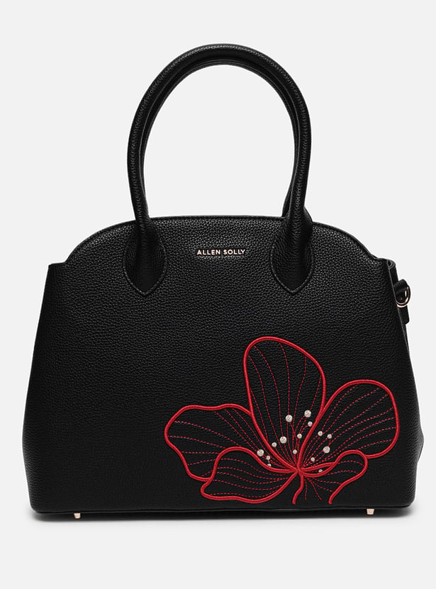 ALLEN SOLLY Embroidered Handheld Bag