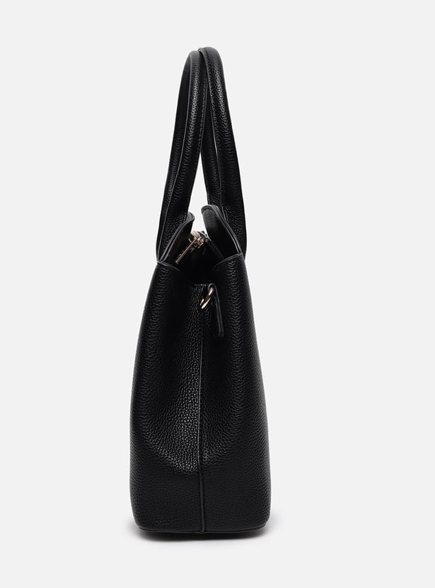 ALLEN SOLLY Embroidered Handheld Bag