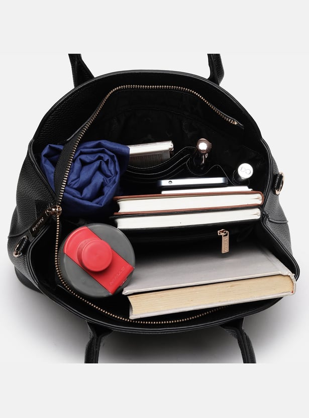 ALLEN SOLLY Embroidered Handheld Bag