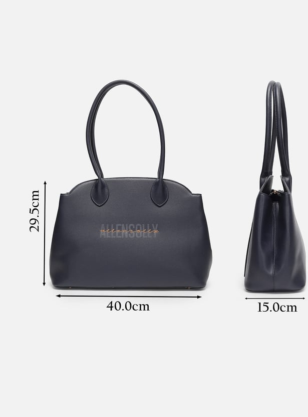 ALLEN SOLLY Printed Handheld Bag