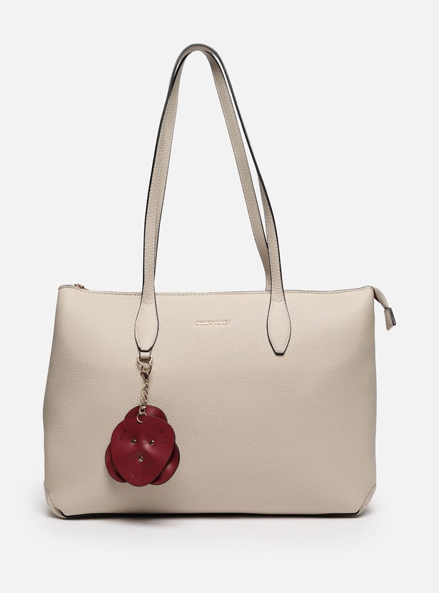 ALLEN SOLLY Textured Laptop Bag