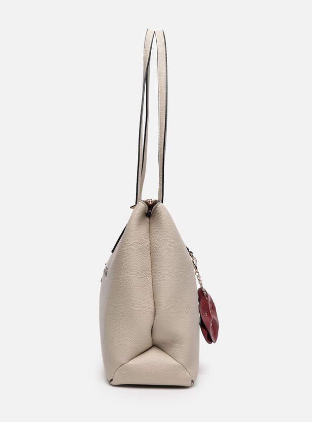 ALLEN SOLLY Textured Laptop Bag