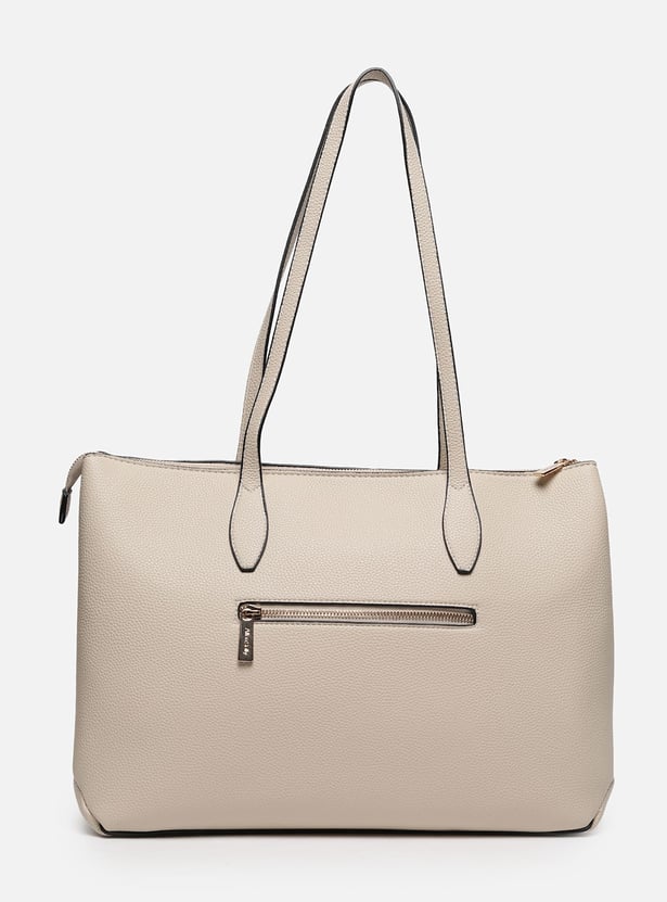 ALLEN SOLLY Textured Laptop Bag