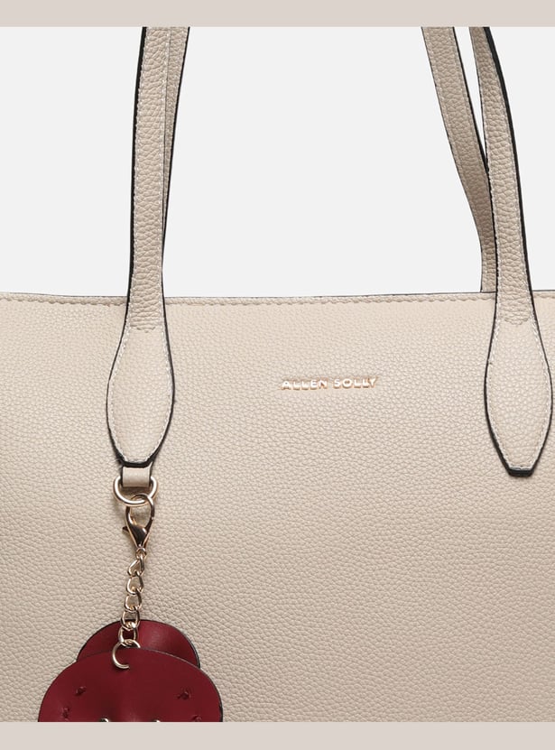 ALLEN SOLLY Textured Laptop Bag