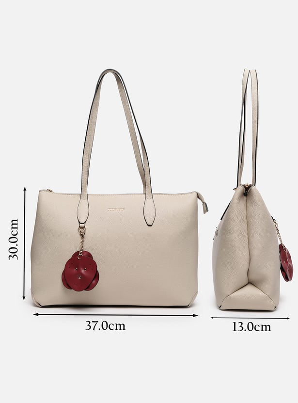 ALLEN SOLLY Textured Laptop Bag