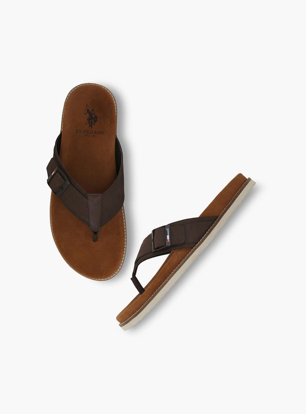 US POLO ASSN Solid Flip Flops