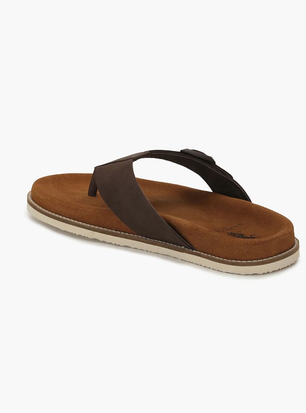 US POLO ASSN Solid Flip Flops