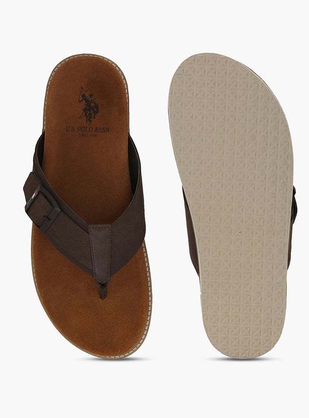 US POLO ASSN Solid Flip Flops