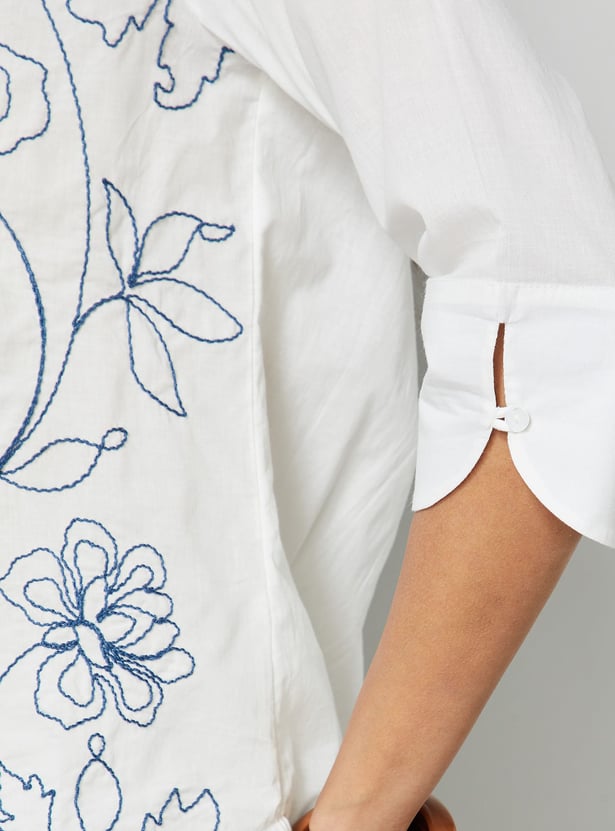 COLOUR ME Embroidered Top