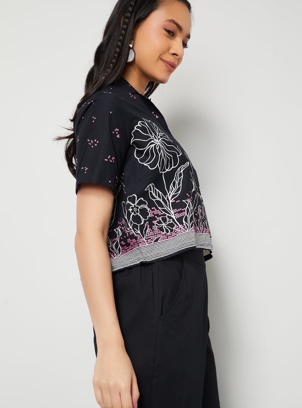 COLOUR ME Floral Print Shirt