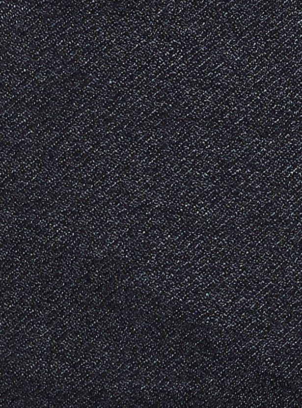 LOUIS PHILIPPE Textured Slim Tapered Formal Trouser