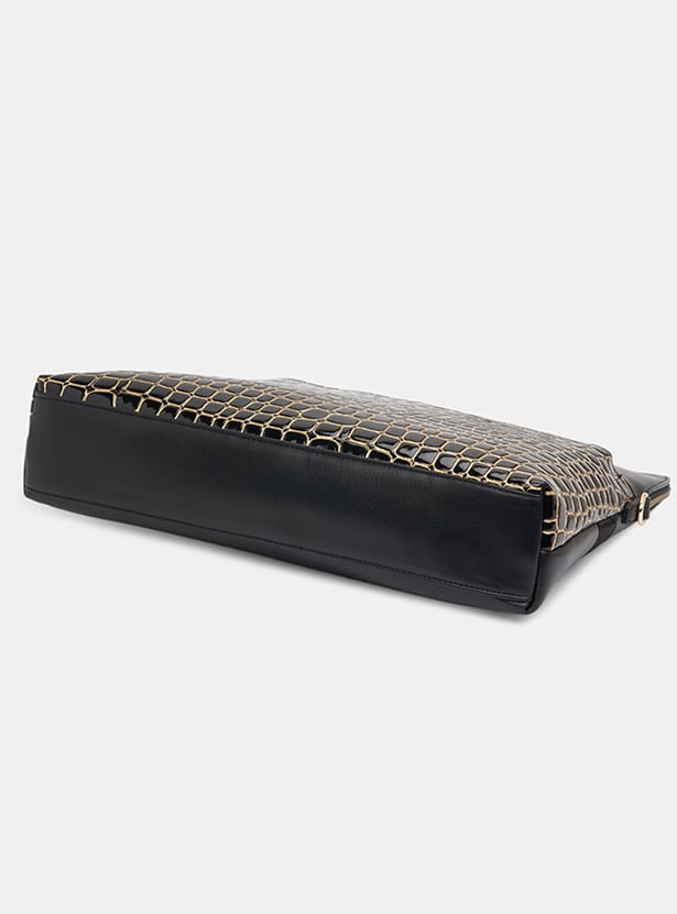 CAPRESE Embossed Laptop Bag