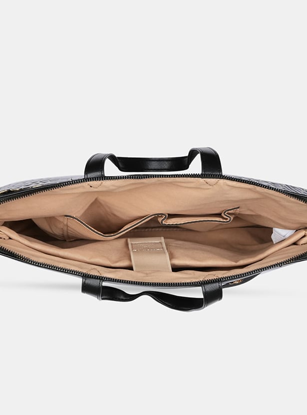 CAPRESE Embossed Laptop Bag