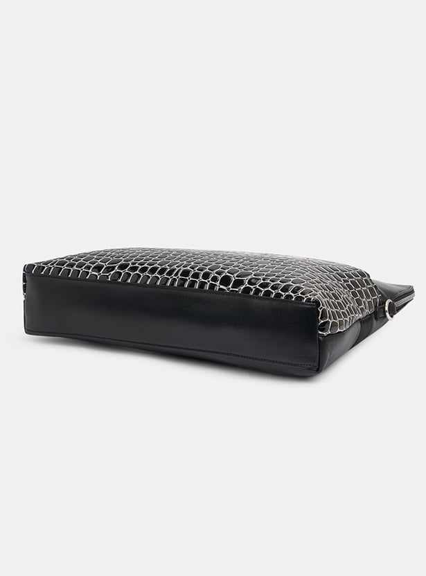 CAPRESE Embossed Laptop Bag