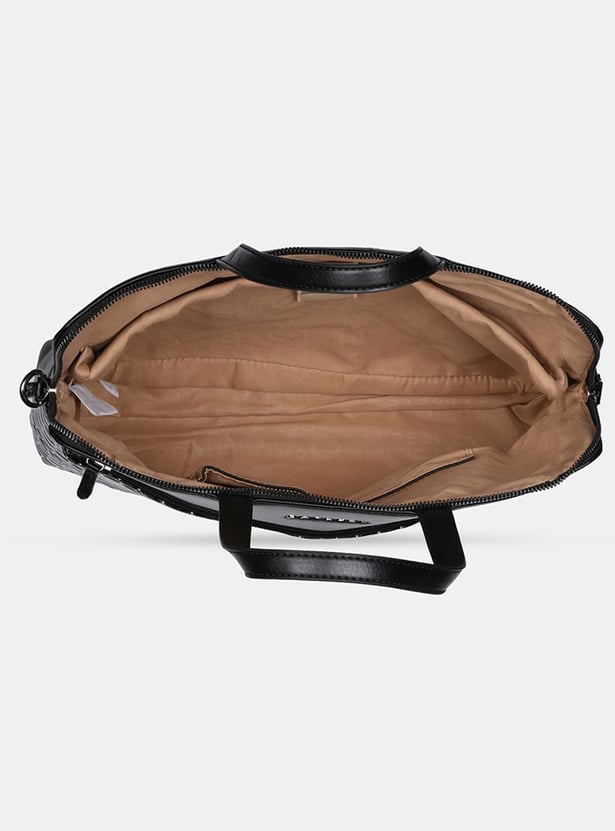 CAPRESE Embossed Laptop Bag